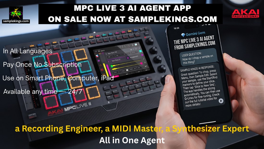 SampleKings.com Presents: MPC LIVE 3 AI Agent App - On Sale Now